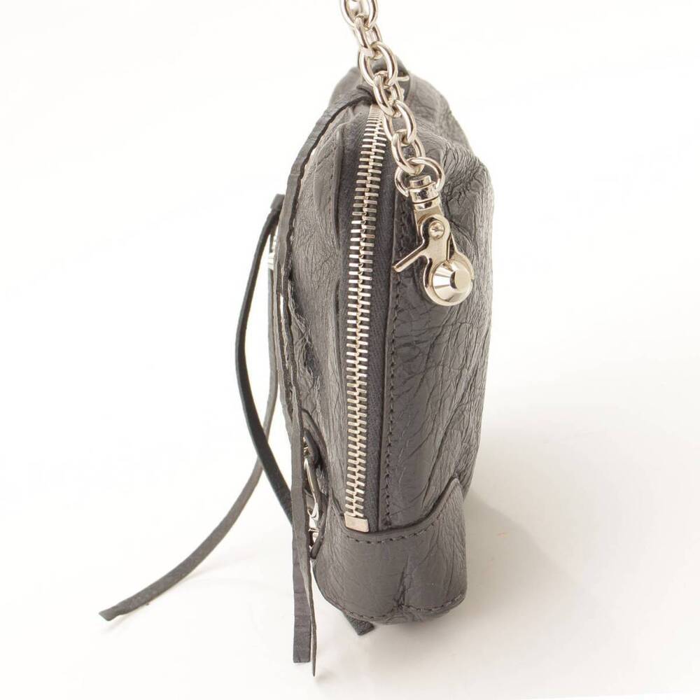 Balenciaga Leather Chain Shoulder Bag Gray - Picture 2 of 8